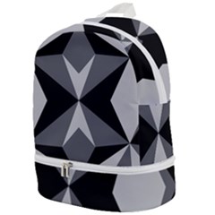 Abstract Pattern Geometric Backgrounds   Zip Bottom Backpack by Eskimos