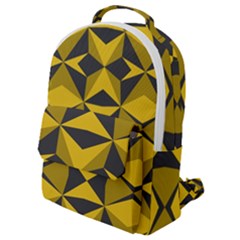 Abstract Pattern Geometric Backgrounds   Flap Pocket Backpack (small) by Eskimos