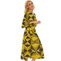 Abstract pattern geometric backgrounds   Midsummer Wrap Dress View3