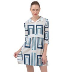 Abstract Pattern Geometric Backgrounds   Mini Skater Shirt Dress by Eskimos