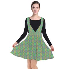 Found It Plunge Pinafore Dress by Sparkle