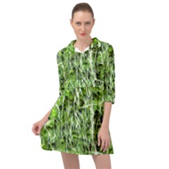 Green Desire Mini Skater Shirt Dress by DimitriosArt