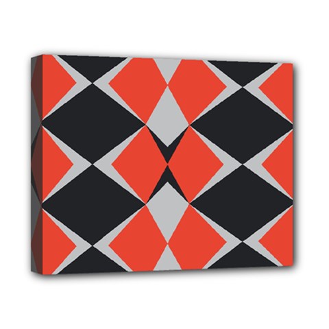 Abstract Pattern Geometric Backgrounds   Canvas 10  X 8  (stretched) by Eskimos