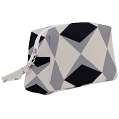 Abstract Pattern Geometric Backgrounds   Wristlet Pouch Bag (large) by Eskimos