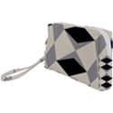 Abstract pattern geometric backgrounds   Wristlet Pouch Bag (Small) View1