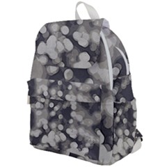 Gray Circles Of Light Top Flap Backpack by DimitriosArt