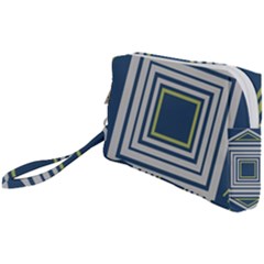 Abstract Pattern Geometric Backgrounds   Wristlet Pouch Bag (small) by Eskimos