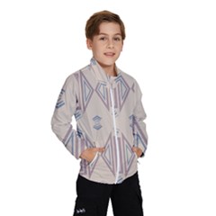 Abstract Pattern Geometric Backgrounds   Kids  Windbreaker by Eskimos