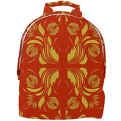 Folk Flowers Print Floral Pattern Ethnic Art Mini Full Print Backpack by Eskimos