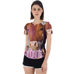 Picsart 22-03-21 13-33-20-883 Back Cut Out Sport Tee by jellybeansanddinosaurs