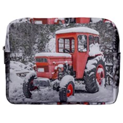 Tractor Parked, Olympus Mount National Park, Greece Make Up Pouch (large) by dflcprintsclothing