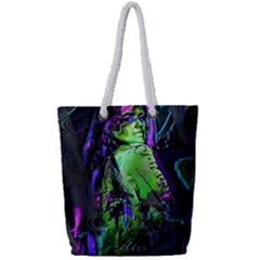 Effects Infestation Ii Full Print Rope Handle Tote (small) by MRNStudios