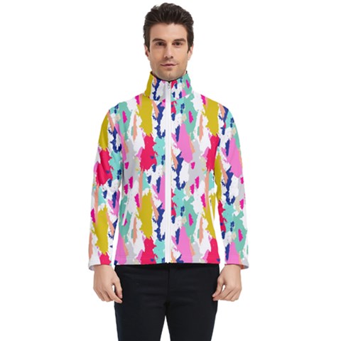 Acryl Paint Men s Bomber Jacket by CoshaArt