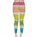 Rainbow-cake-layers Marshmallow-candy-texture Inside Out Leggings View3