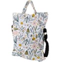 Floral Fold Over Handle Tote Bag View2