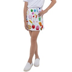 Summer-fair-food-goldfish Copy Copy Kids  Tennis Skirt by Nexatart