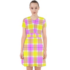 Pink Tartan-8 Adorable In Chiffon Dress by tartantotartanspink