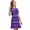 Tartan 2 Kids  Puff Sleeved Dress View2