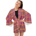 Tartan 9 Long Sleeve Kimono View1