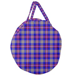 Tartan 2 Giant Round Zipper Tote by tartantotartanspink2