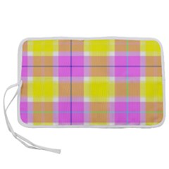 Pink Tartan-8 Pen Storage Case (s) by tartantotartanspink2