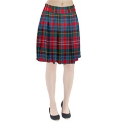 Caledonia Modern Tartan Pleated Skirt by tartantotartansred