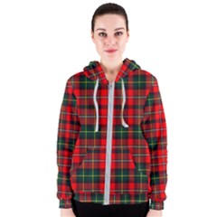 Boyd Modern Tartan 2 Women s Zipper Hoodie by tartantotartansred