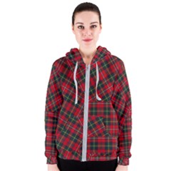 Boyd Modern Tartan Women s Zipper Hoodie by tartantotartansred