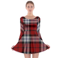 Brodie Dress Tartan Long Sleeve Skater Dress by tartantotartansred