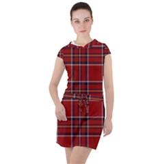 Brodie Clan Tartan 2 Drawstring Hooded Dress by tartantotartansred