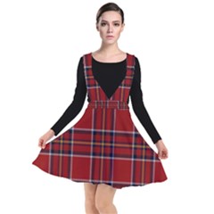 Brodie Clan Tartan 2 Plunge Pinafore Dress by tartantotartansred