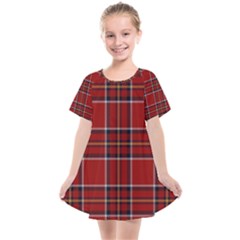 Brodie Clan Tartan 2 Kids  Smock Dress by tartantotartansred