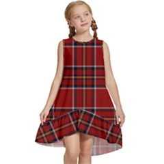 Brodie Clan Tartan 2 Kids  Frill Swing Dress by tartantotartansred