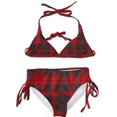 Cameron Clan Modern Tartan Kids  Classic Bikini Set by tartantotartansred