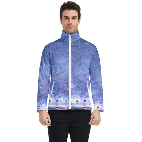 Gouttes D eau Galaxy Men s Bomber Jacket by kcreatif