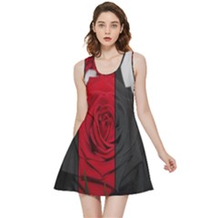 Roses Rouge Fleurs Inside Out Reversible Sleeveless Dress by kcreatif