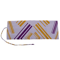 Abstract Geometric Design    Roll Up Canvas Pencil Holder (s) by Eskimos