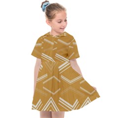 Abstract Geometric Design    Kids  Sailor Dress by Eskimos