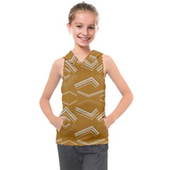 Abstract Geometric Design    Kids  Sleeveless Hoodie by Eskimos