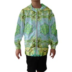 Green Marble Kids  Hooded Windbreaker by 3cl3ctix