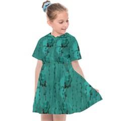 Vintage Rose Buds  Blooming In Color Decorative Kids  Sailor Dress by pepitasart