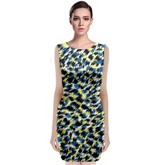 Digital Animal  Print Classic Sleeveless Midi Dress by Sparkle