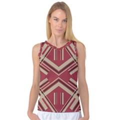 Abstract Pattern Geometric Backgrounds   Women s Basketball Tank Top by Eskimos