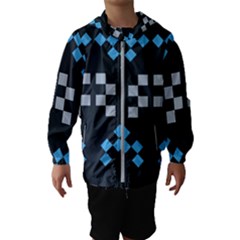 Abstract Pattern Geometric Backgrounds   Kids  Hooded Windbreaker by Eskimos