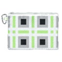 Agender Flag Plaid Canvas Cosmetic Bag (XL) View1