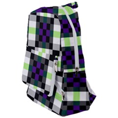 Agender Flag Plaid With Difference Travelers  Backpack by WetdryvacsLair