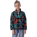 Abstract pattern geometric backgrounds   Kids  Half Zip Hoodie View1