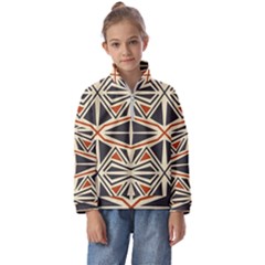 Abstract Geometric Design    Kids  Half Zip Hoodie by Eskimos