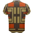 Abstract geometric design    Men s Cotton Tee View2