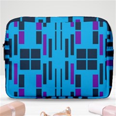 Abstract Pattern Geometric Backgrounds Make Up Pouch (large) by Eskimos